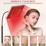 45W Red & Infrared Light Therapy Panel with Adjustable Stand – 660nm & 850nm LED Full Body Lamp
