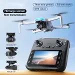 8K GPS Camera Drone with 3-Axis Gimbal & Large Screen Remote