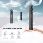 Lightweight Carbon Fiber Travel Tripod with Ball Head for Camera and Smartphone