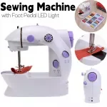 Compact Mini Sewing Machine with Foot Pedal & LED Light