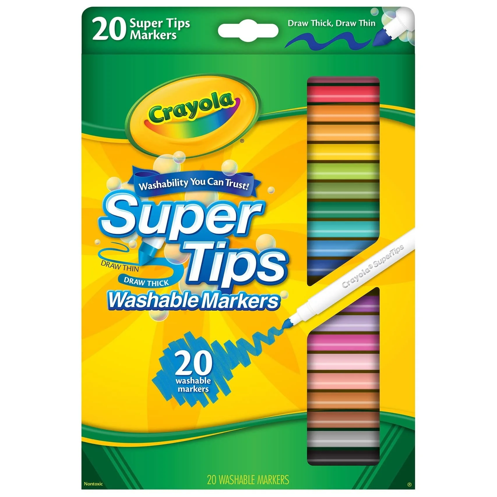 Super Tip Washable Marker Set