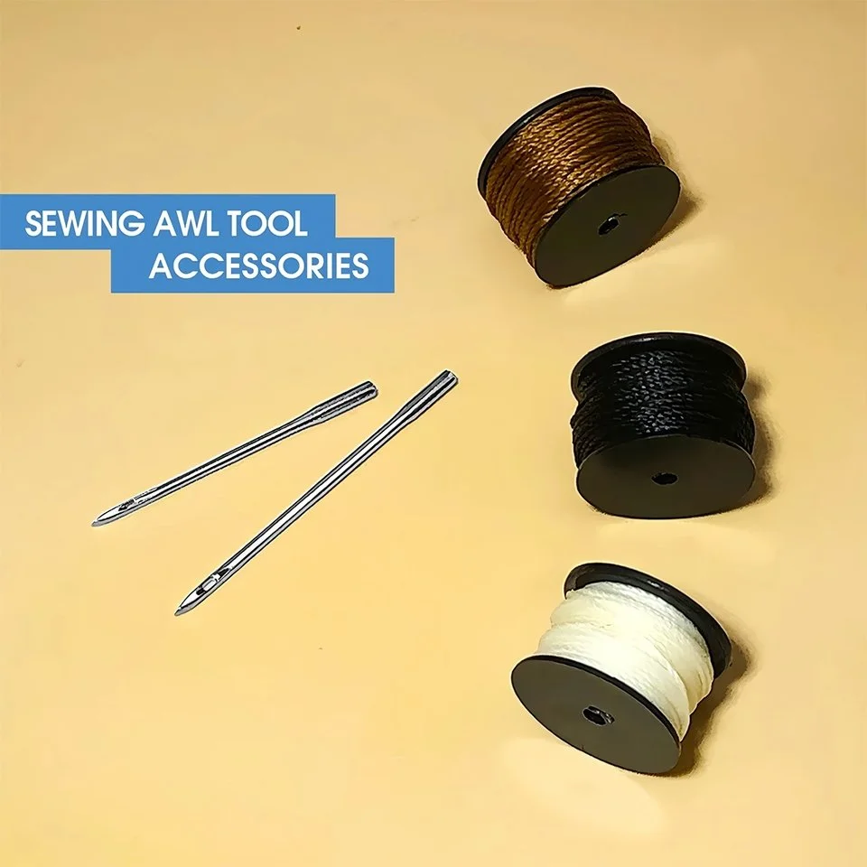 Sewing Machine Accessories for Leather Craft DIY - Needles & Threads Set