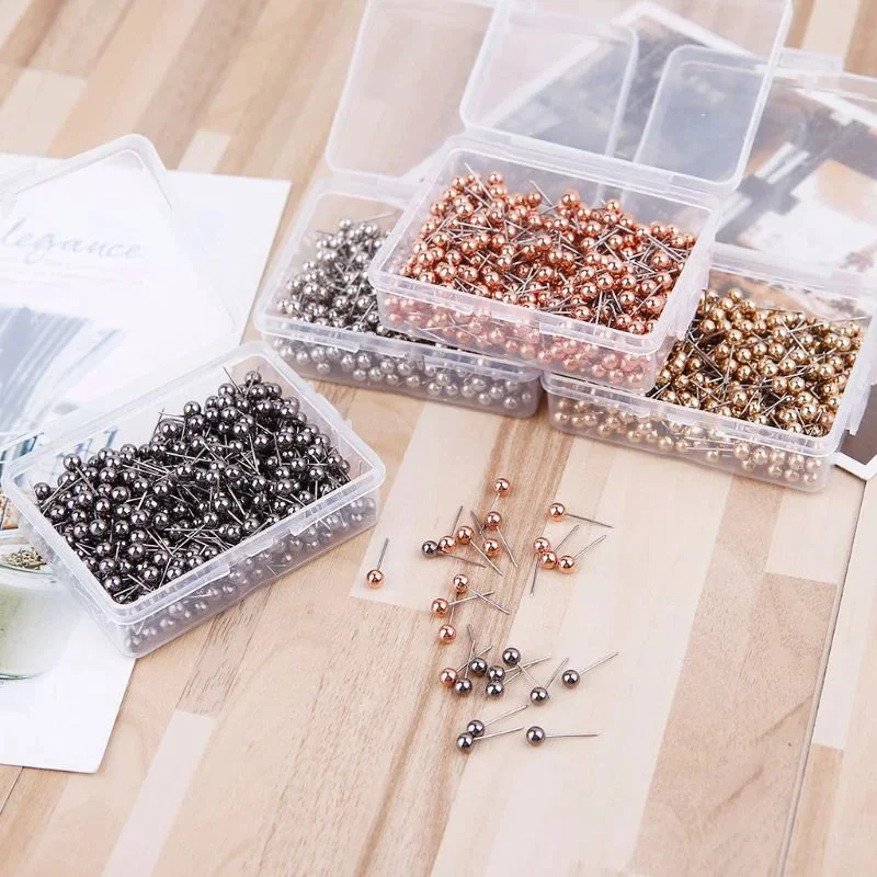 400pcs Ball Head Straight Pins for Dressmaking and Crafts