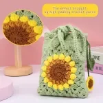 Beginner's Crochet Kit for Flower Bag Design