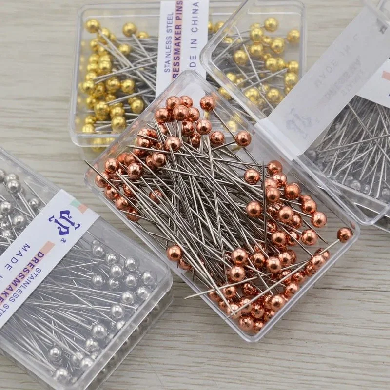 100pcs 38mm Stainless Steel Sewing Needles for DIY Crafts & Knitting
