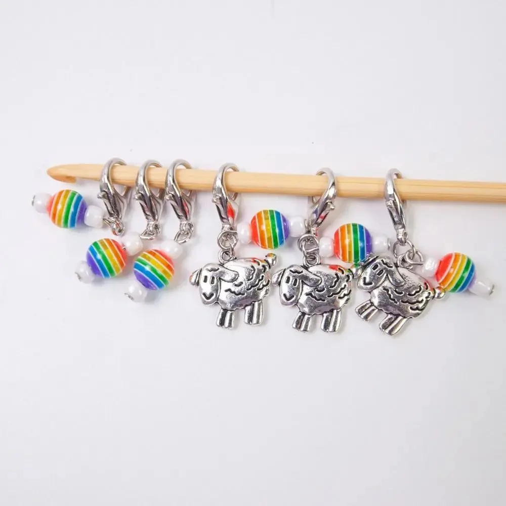 Colorful Metal Knitting Stitch Markers