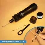 Leather Sewing Awl Tool Kit with Thread and Needle