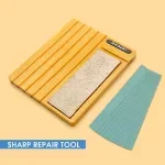 Extended Leather Edge Beveler Sharpener with Sandpaper