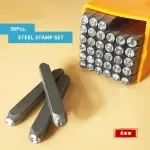 36Pcs 4mm Steel Metal Stamp Set for Jewelry Craft Stamping