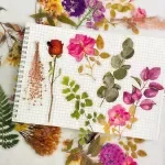 12pcs Aesthetic Flower Stickers for Scrapbooking, Journals & Crafting