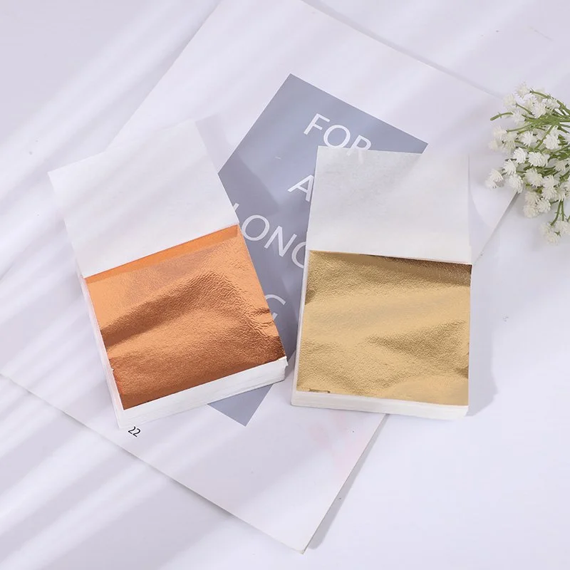 100pcs Gold Foil Sheets for Crafts