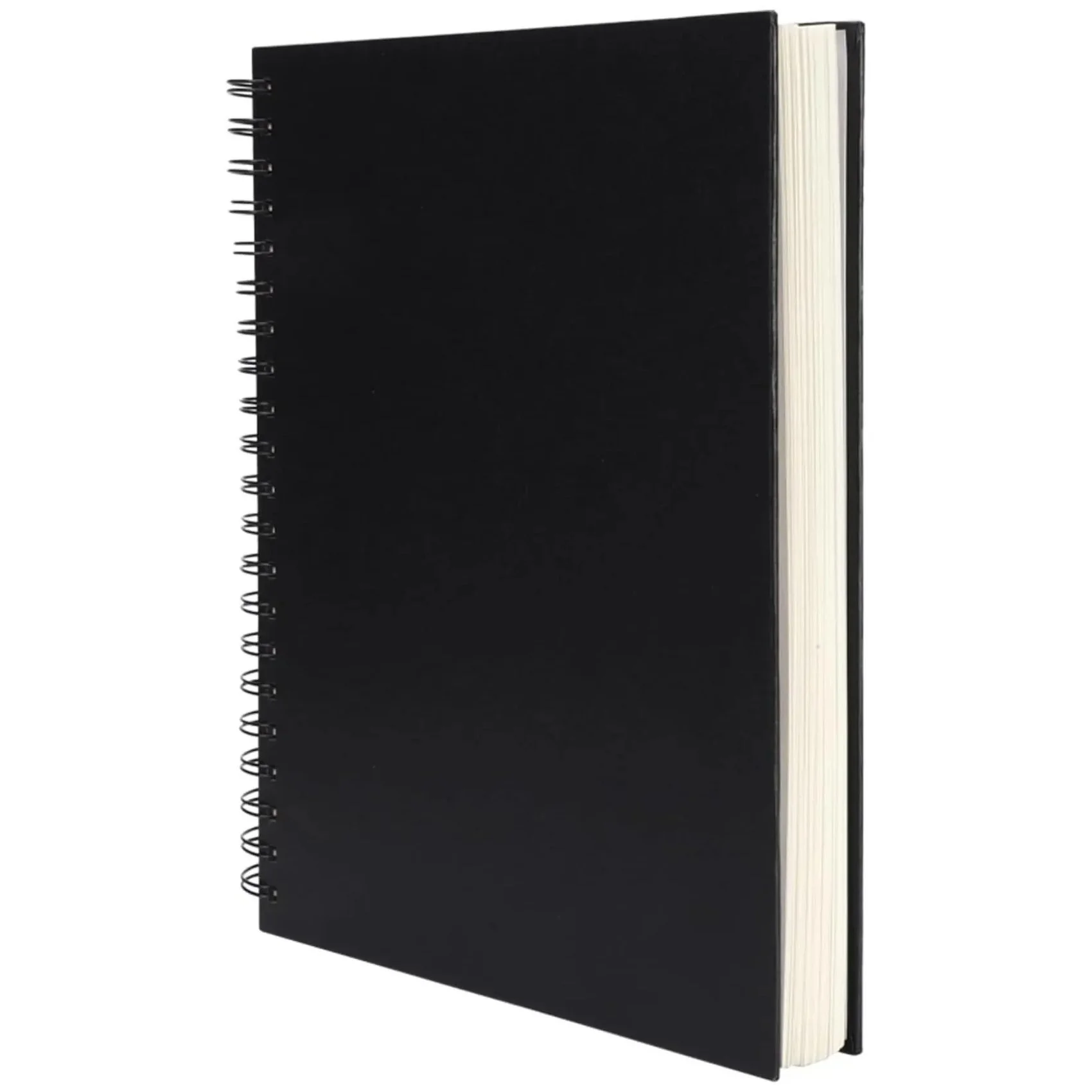8.5x11 Spiral Bound Hardcover Sketchbook with 80 Sheets of 90gsm Paper