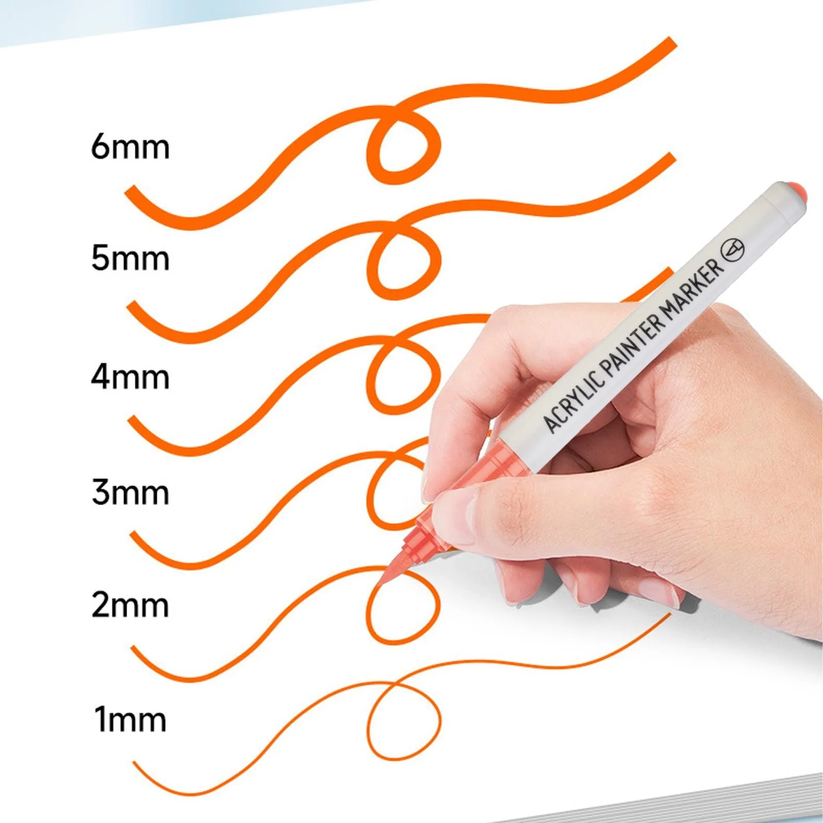 9 PCS Acrylic Paint Pens Set