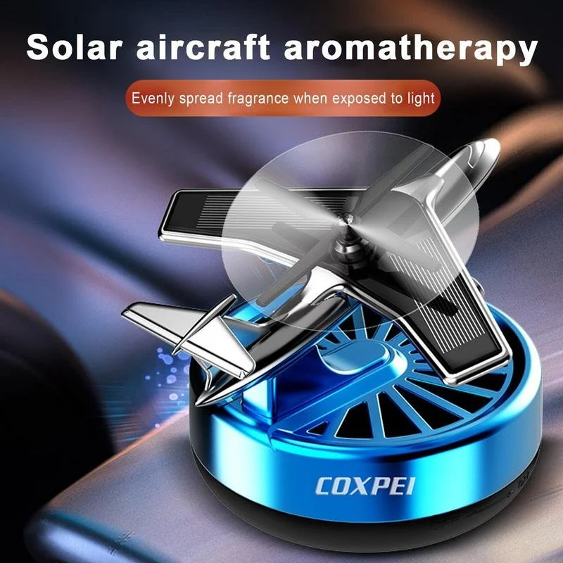 Solar Airplane Car Air Freshener For Toyota