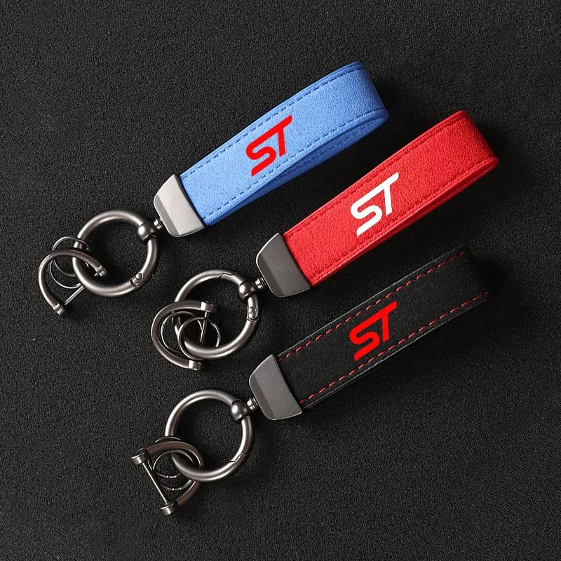 Luxury Suede Sport Keychain for Ford