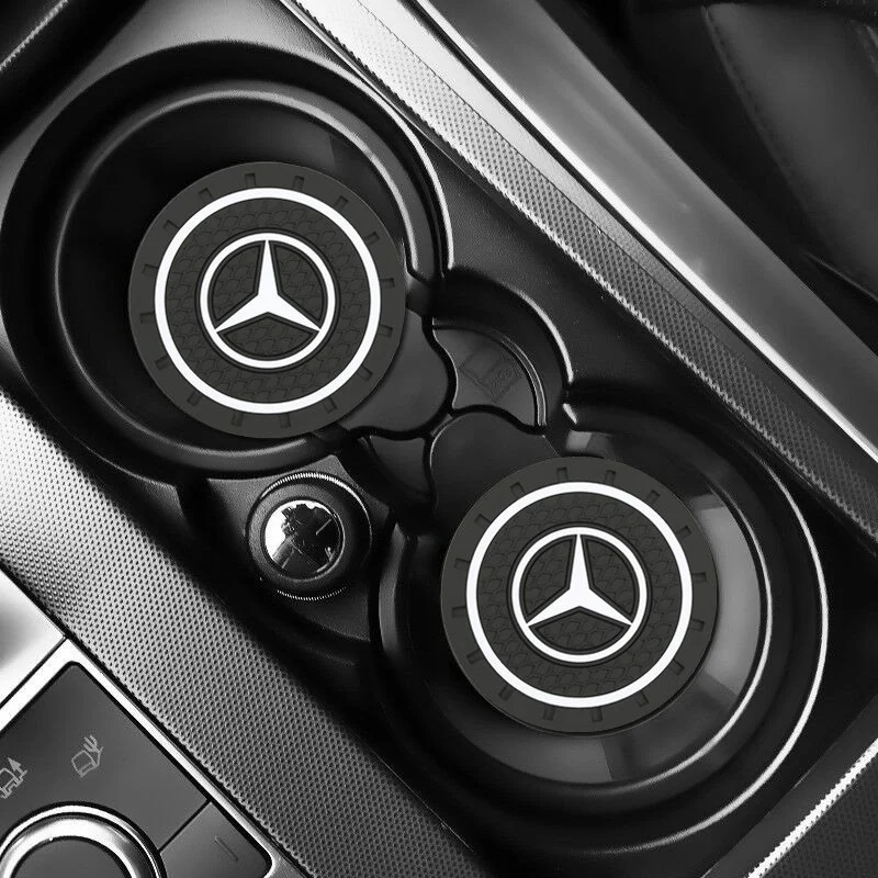 Mercedes-Benz Anti-Slip Silicone Coaster – Waterproof Drink Pad for A, B, G Class