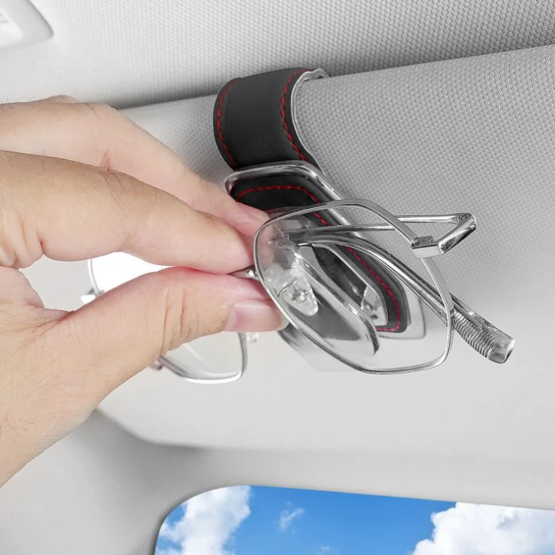 Car Sun Visor Sunglasses Storage Clip for KIA