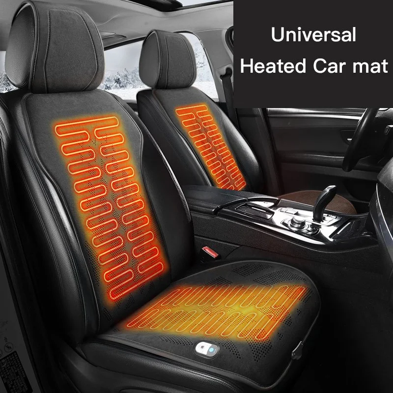 Universal Heated Car Seat Cushion for Toyota, Ford, Honda – Fast Heating & Cozy