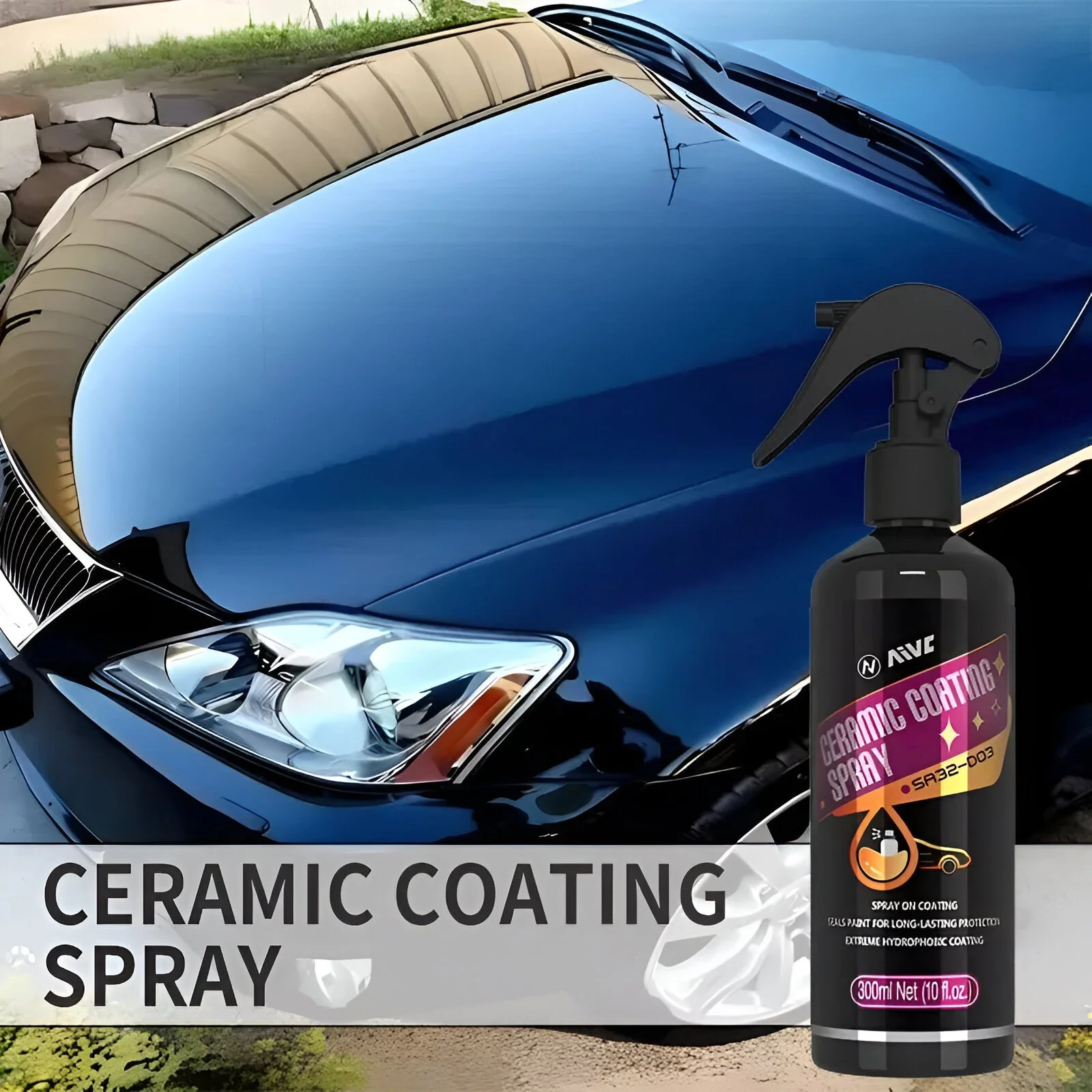Ceramic Car Coating Spray - Nano Ceramic Protection for BMW