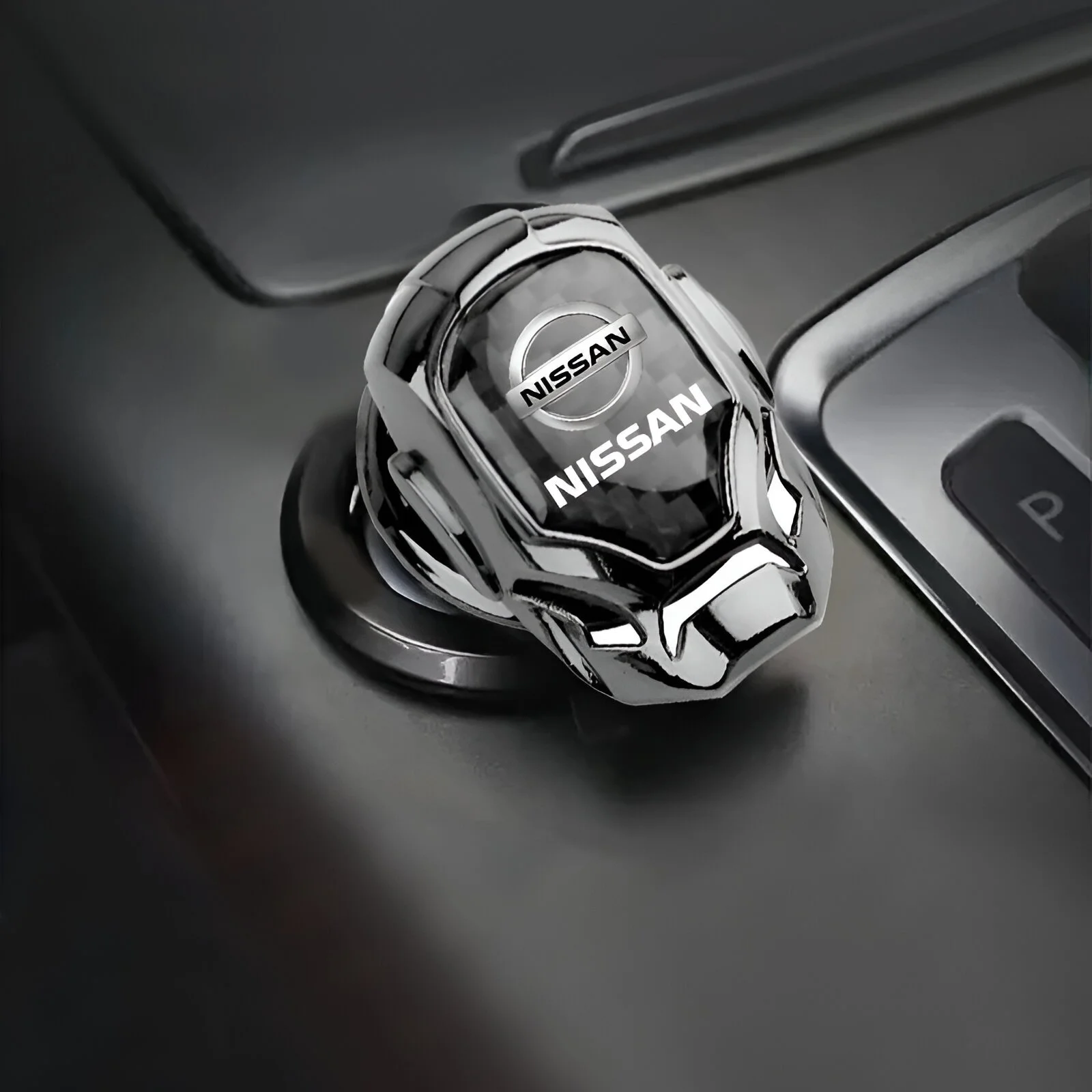 Premium Engine Start Stop Button Cover – Fits Nissan GTR, X-Trail, Qashqai