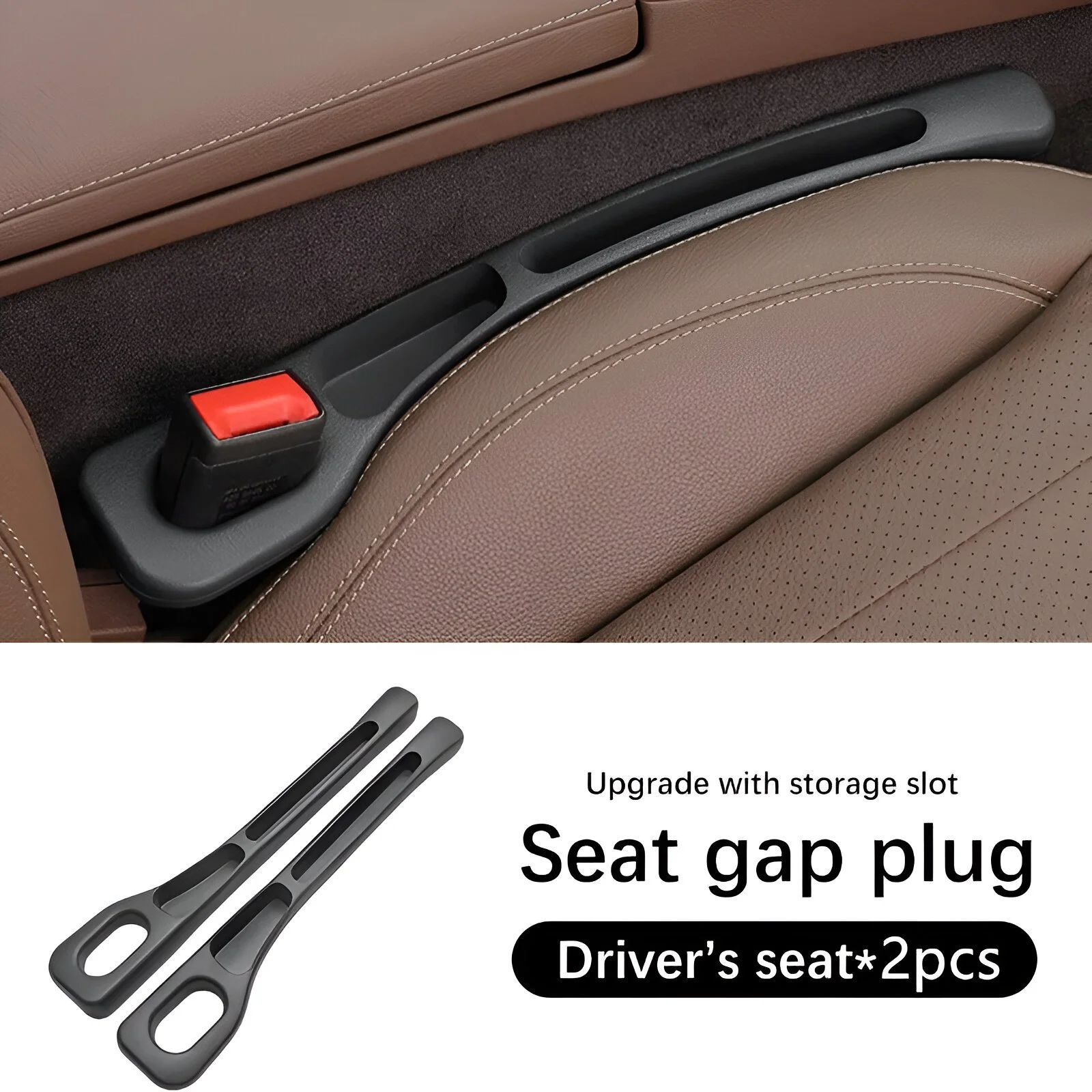 2Pcs Car Seat Gap Filler for Jeep Grand Cherokee, Wrangler, Compass