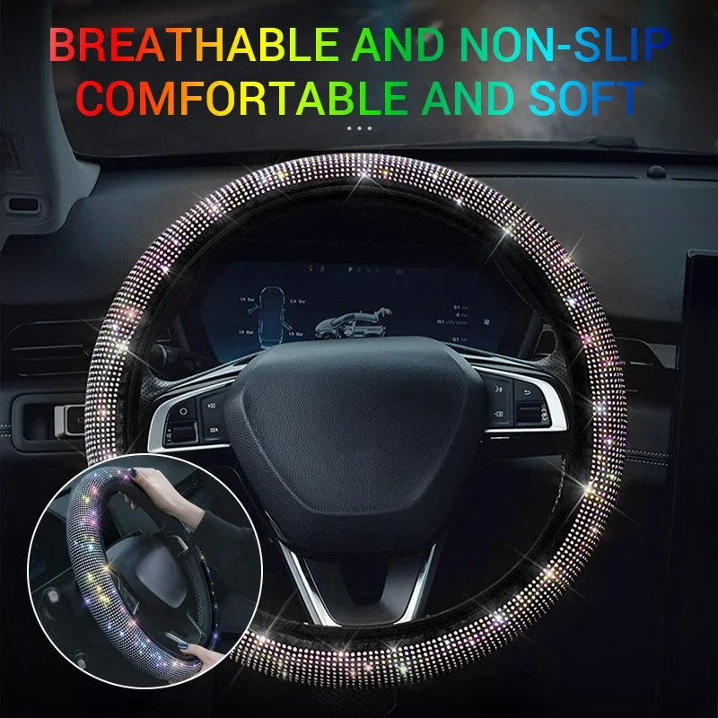 Bling Crystal Steering Wheel Cover for BMW