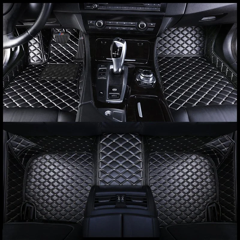 Luxury Custom Fit Leather Floor Mats for Toyota