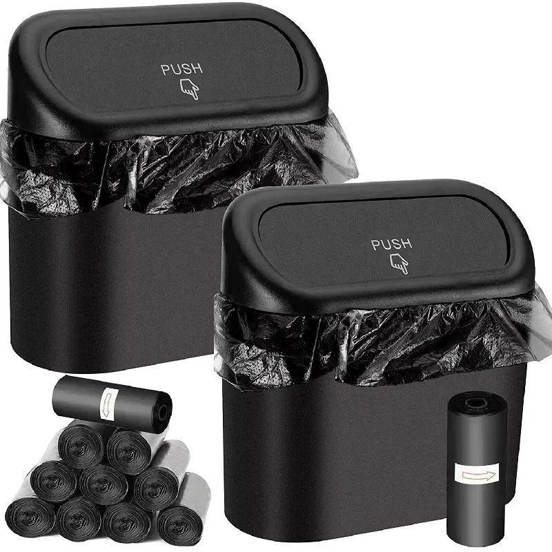 SUITU 3Pcs Car Trash Can with Lid for Honda, Toyota, Ford