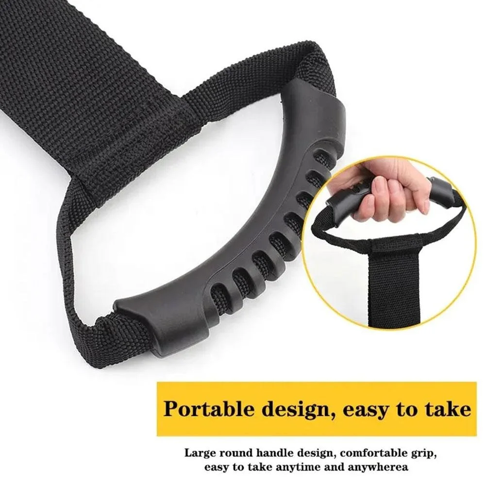 3-Size Black Storage Straps – Heavy-Duty Cord & Hose Organizer for Ford, Toyota, Honda