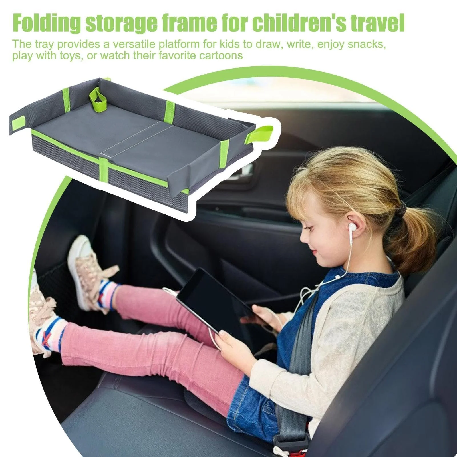 Kids Airplane & Car Travel Tray for Chevrolet and Volkswagen