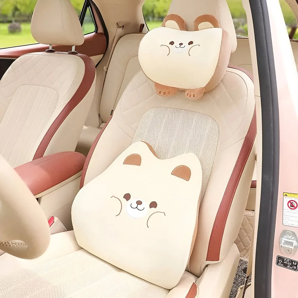 Cute Memory Foam Travel Pillow for Volkswagen, Jeep, Lexus