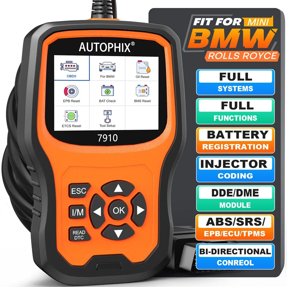 Autophix 7910 OBD2 Scanner – Full System Diagnostic Tool for BMW, Mini, Rolls-Royce