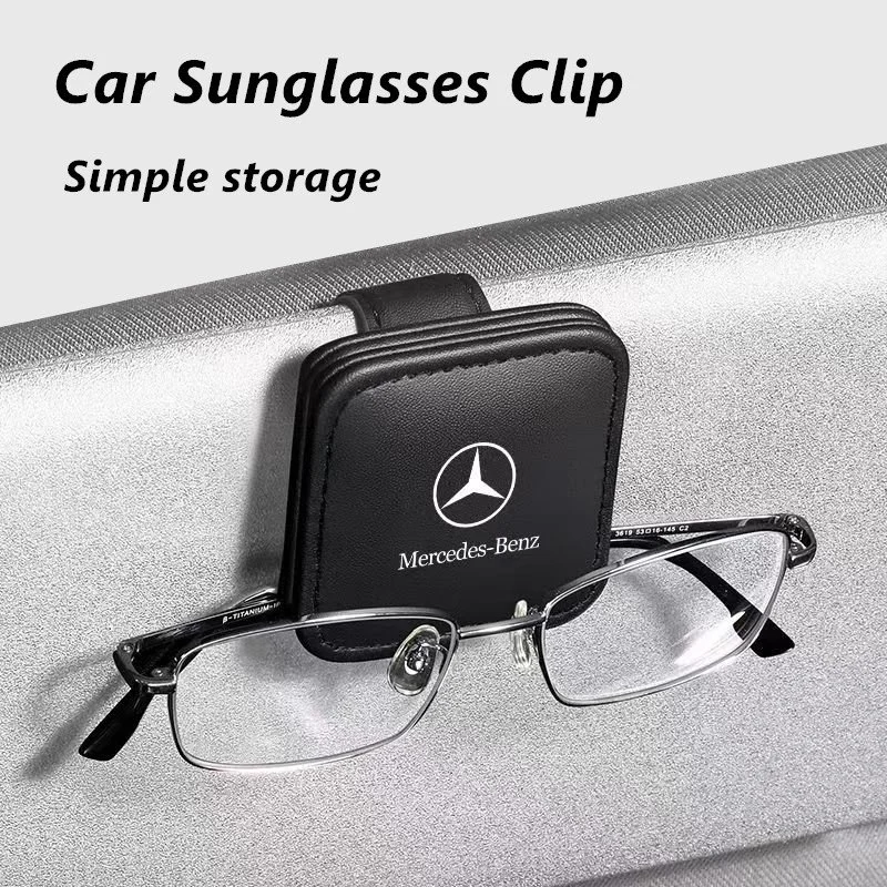 Mercedes-Benz Car Sun Visor Glasses Storage Box for C-Class, E-Class, S-Class & More