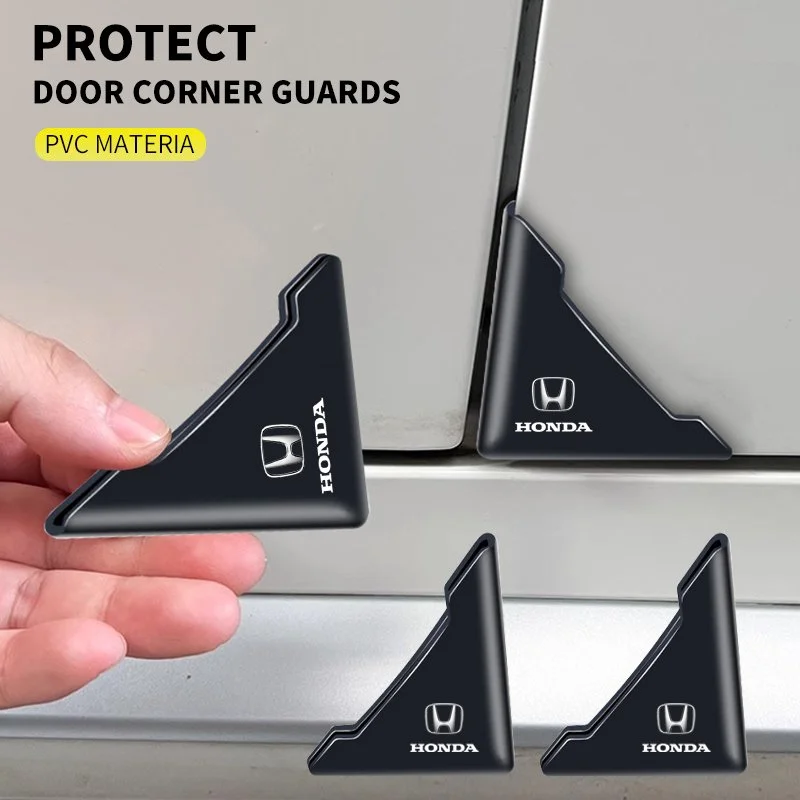 2pcs Silicone Car Door Corner Cover Scratch Protector for Honda