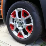 ABS Car Wheel Hub Decoration Cover for Jeep Renegade 2020-2024