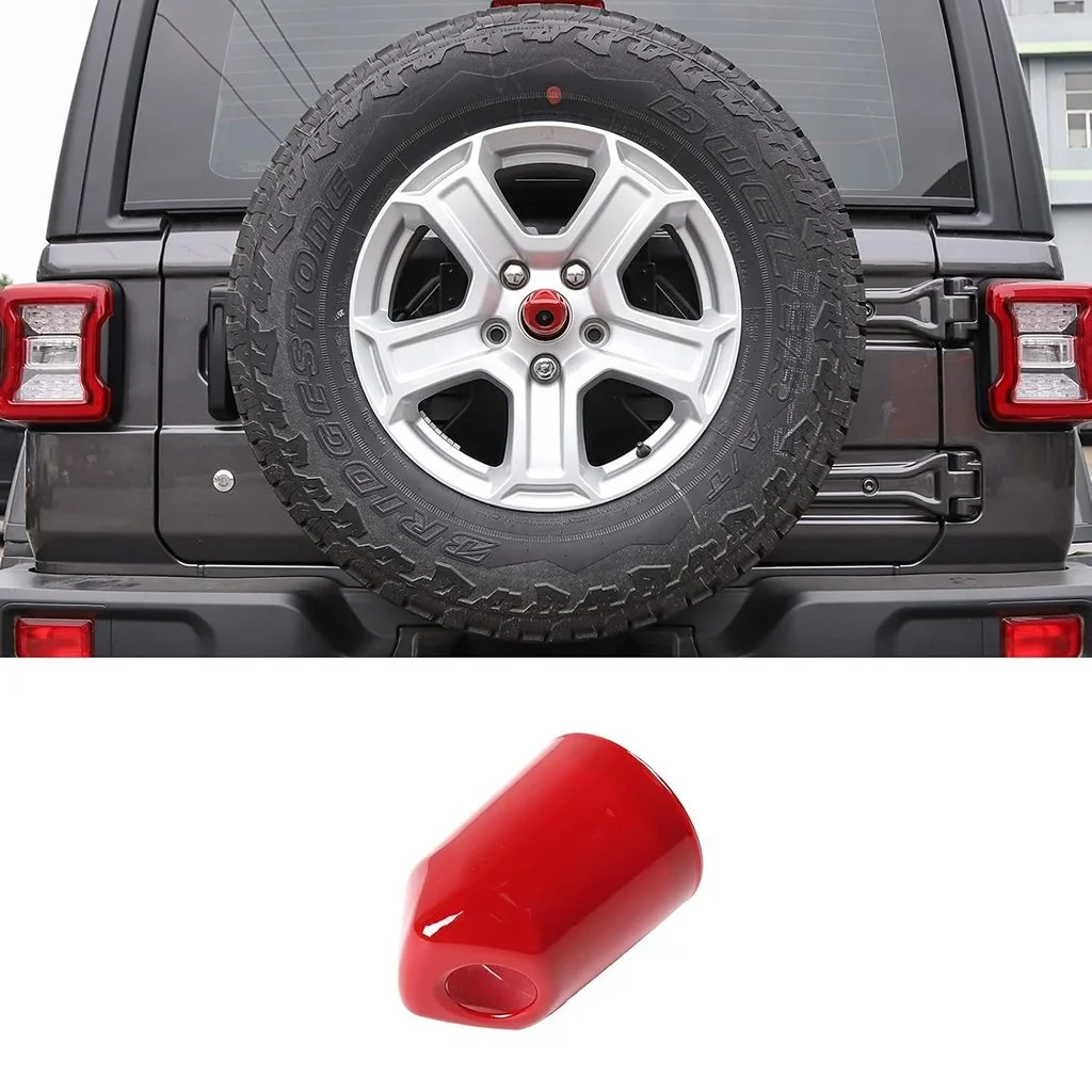 Car Rear Spare Tire Camera Decoration Cover for Jeep Wrangler JL 2020-2024