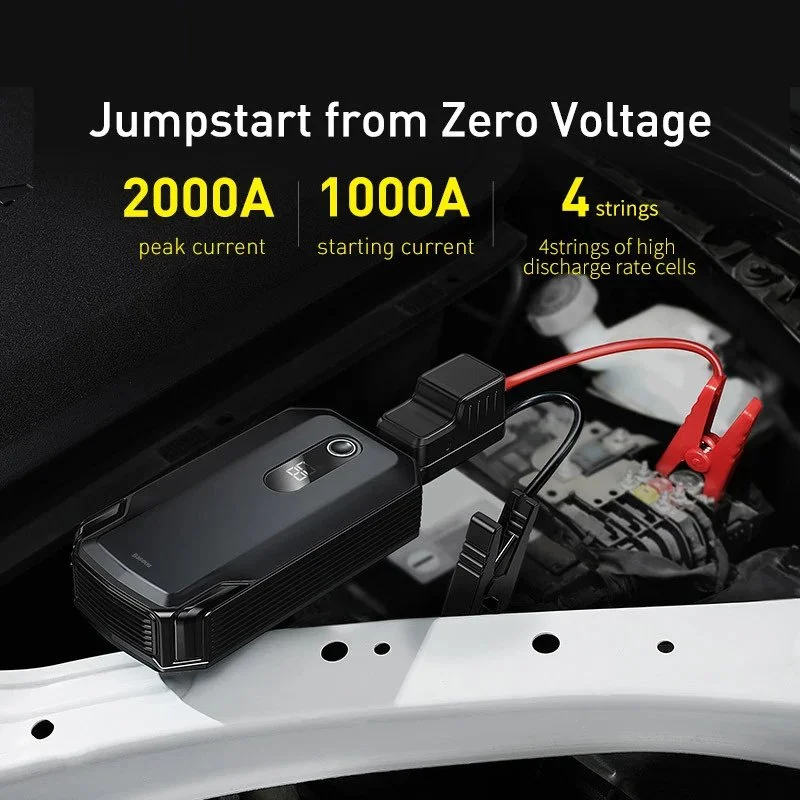 2000A Car Jump Starter Power Bank for Mazda, BMW & Audi