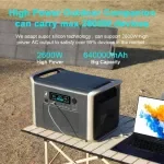 2000W Portable Power Station - LiFePO4 Generator for Tesla, Ford, Toyota