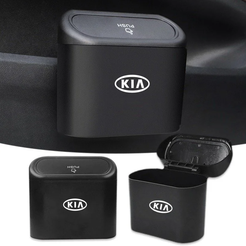 Universal Hanging Car Trash Bin – Compact & Stylish Auto Garbage Can