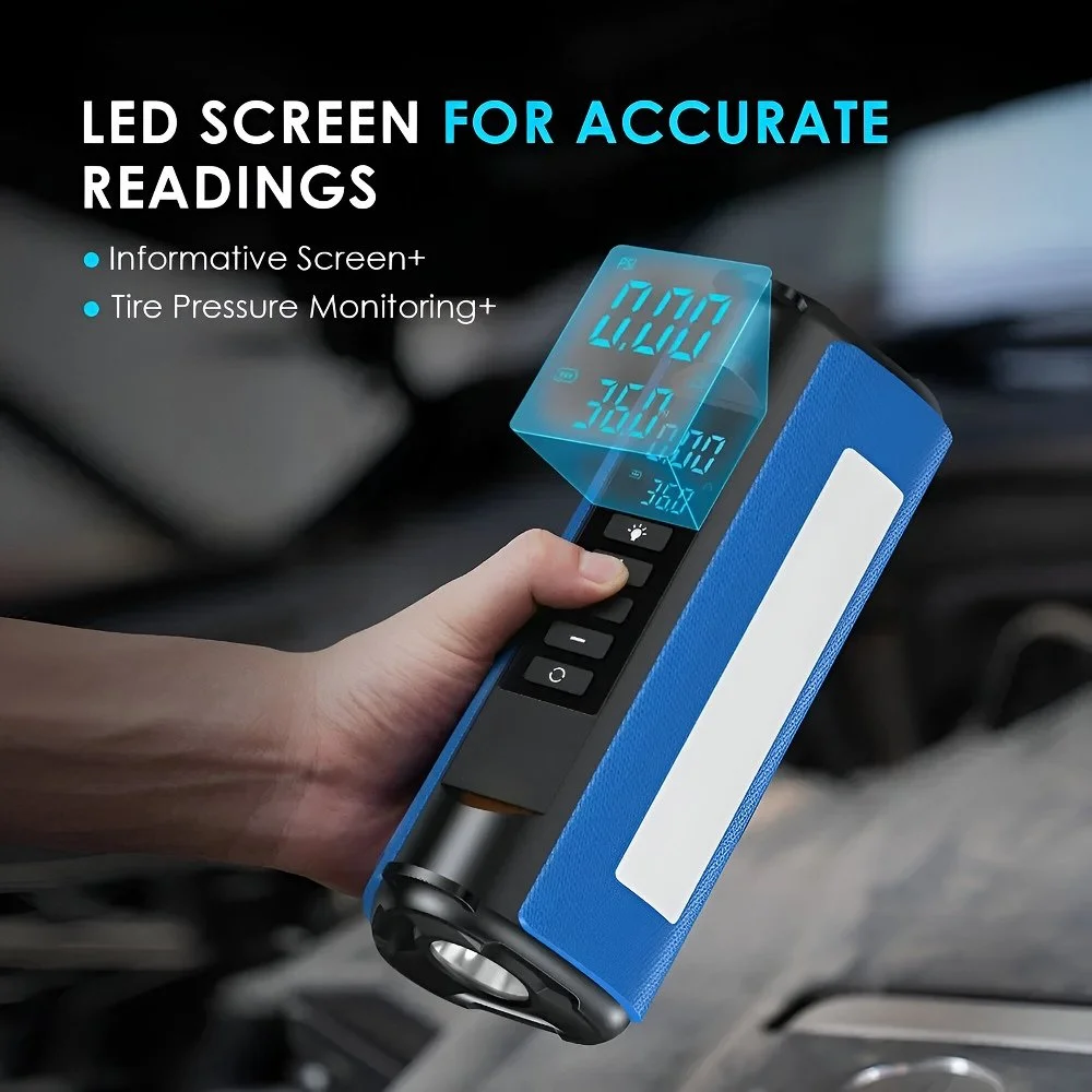 Portable Car Air Pump for Volkswagen Kia, and Mazda