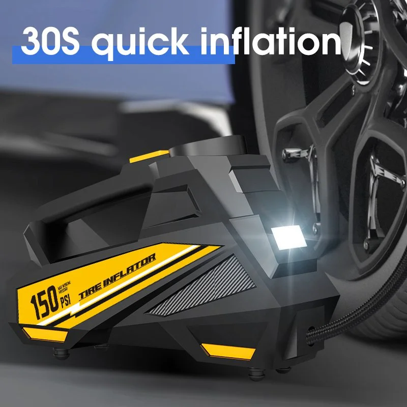 12V 150PSI Portable Tire Inflator For Toyota, Ford, Honda