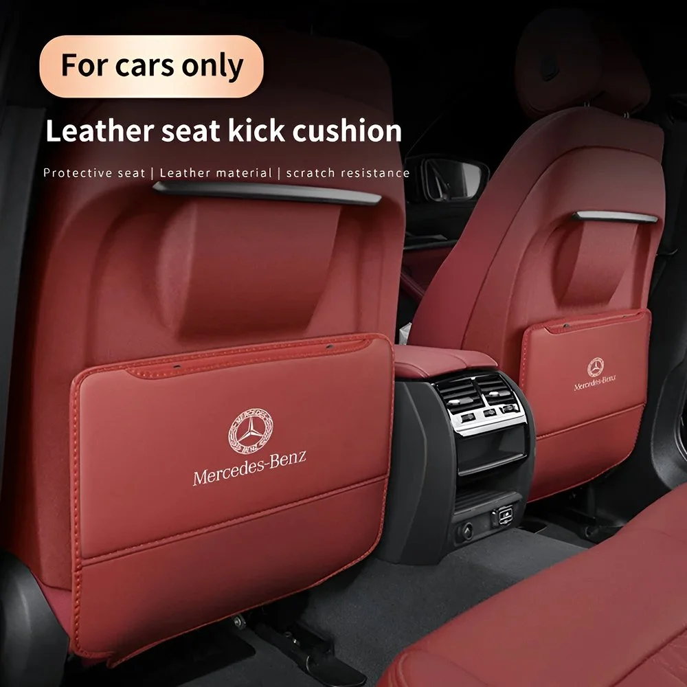 Mercedes-Benz Car Seat Back Protection Anti-Kick Pad Storage Bag