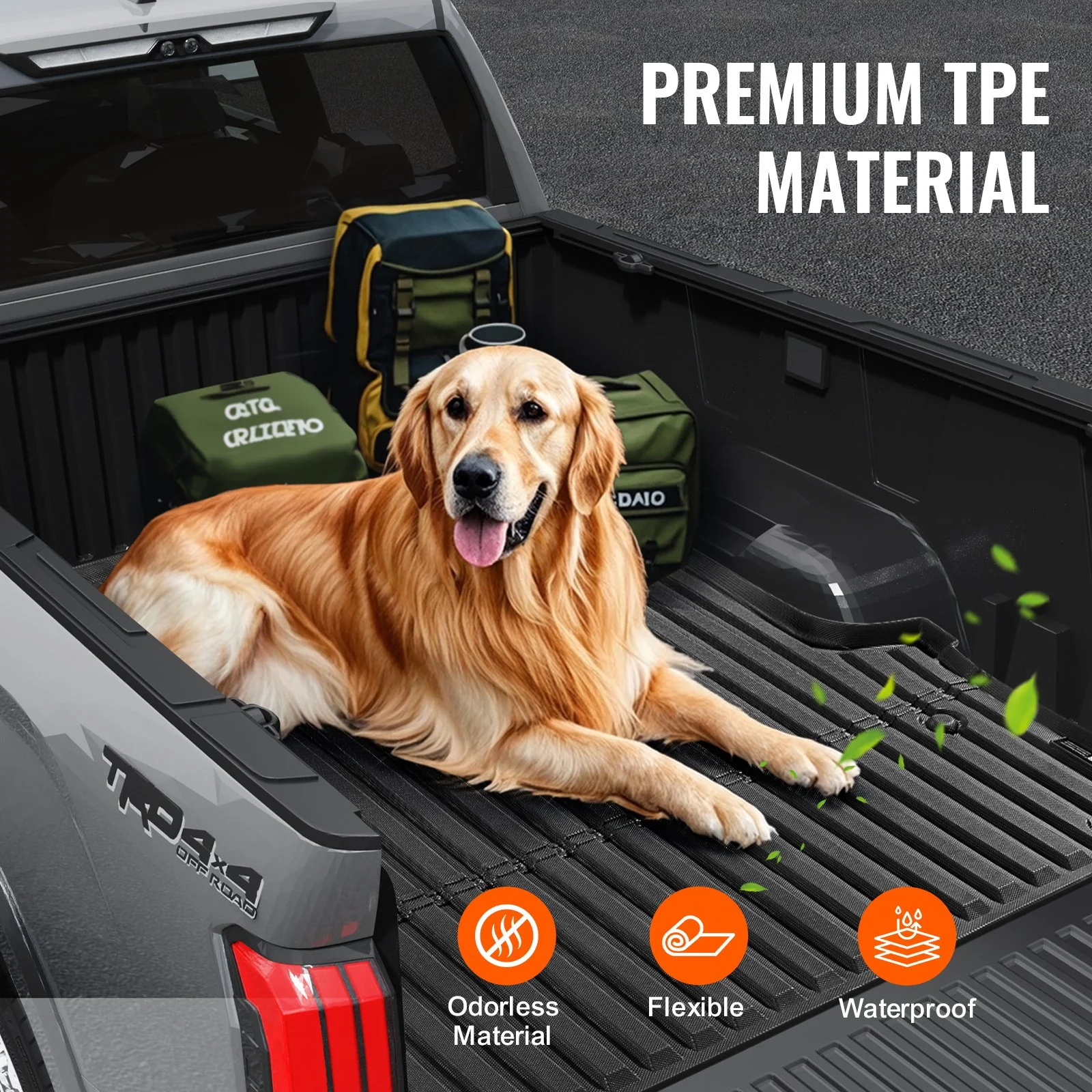 Truck Bed Mat for 2022-2024 Toyota Tundra 5.5 FT – Non-Slip, TPE Liner