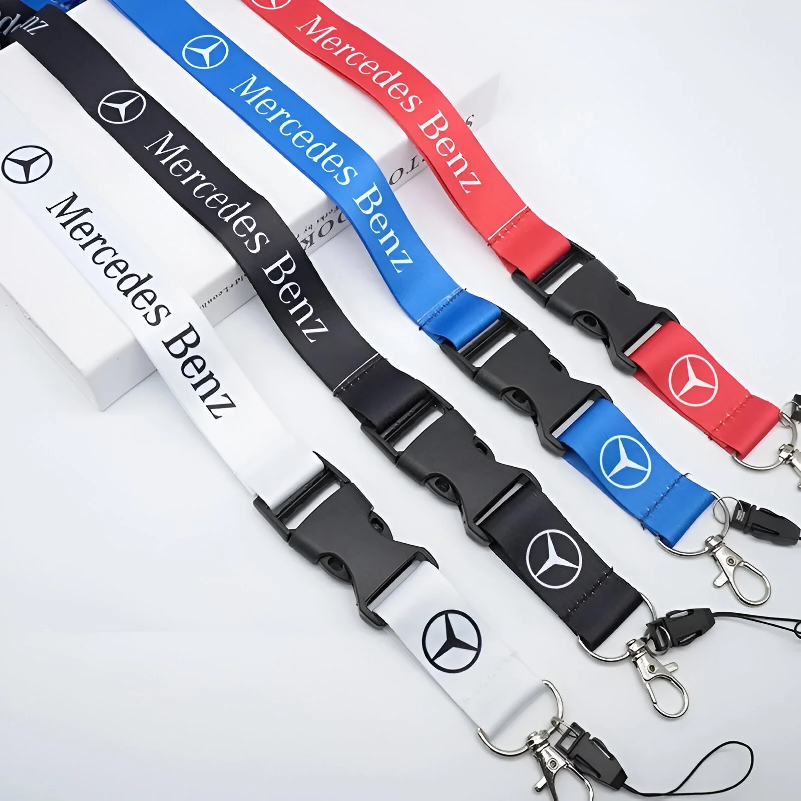 Luxury Fashion Lanyard Keychain for Mercedes-Benz, BMW, Audi