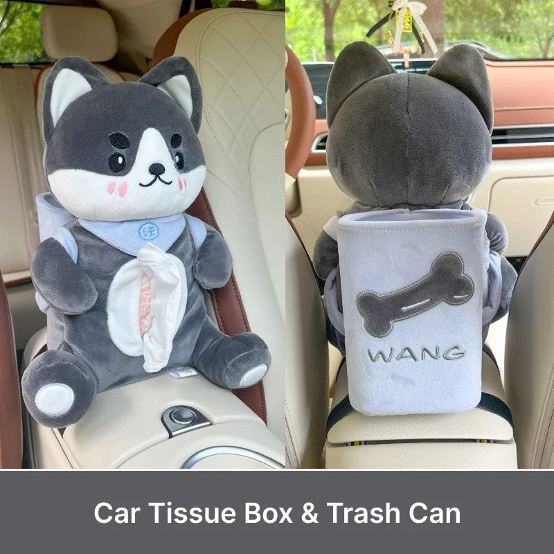 Car Tissue Box & Trash Can Two-in-One for Toyota
