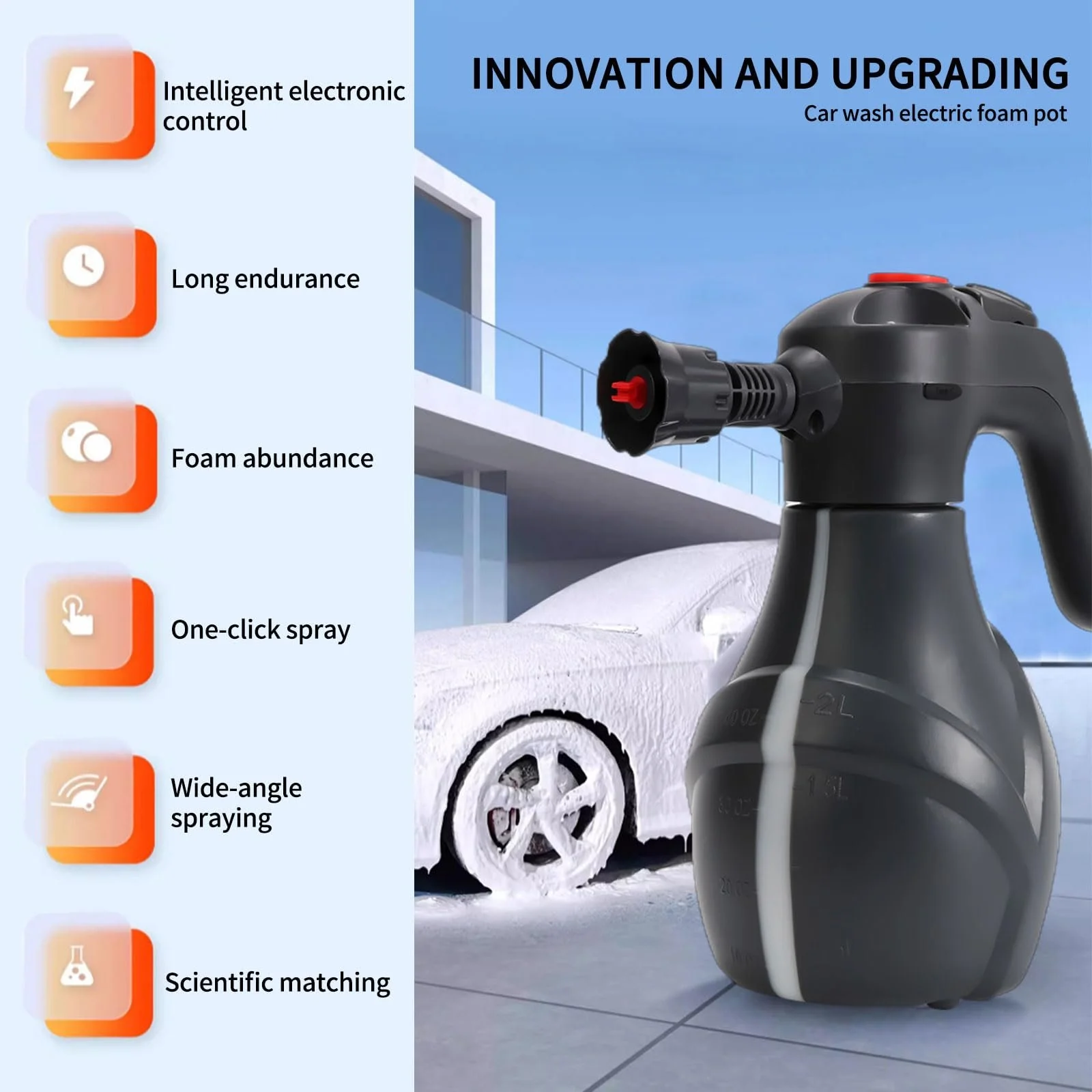 2L Electric Foam Sprayer for BMW, Ford, Toyota
