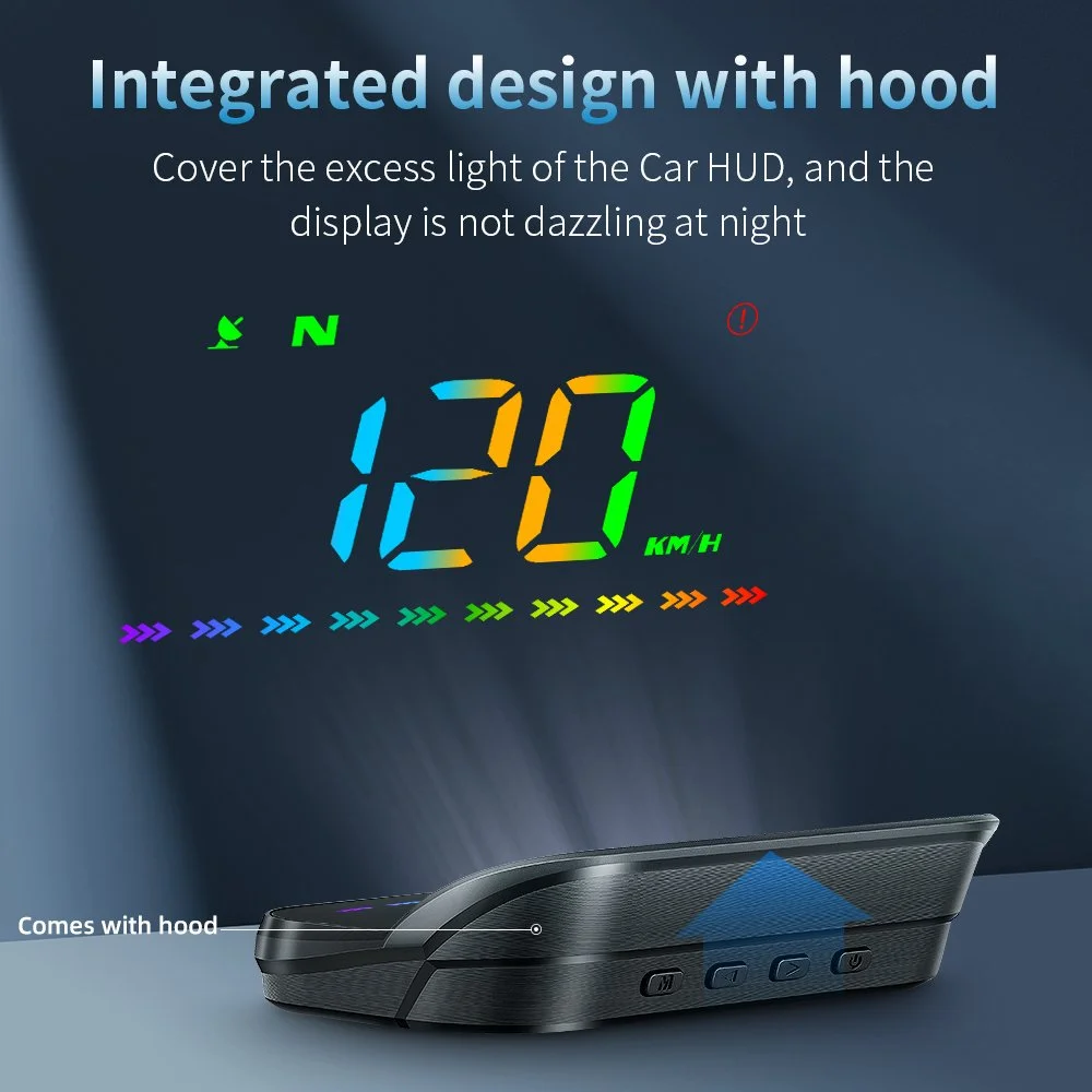 Podofo GPS HUD Head-Up Display – Universal Speedometer for Toyota, Ford, Honda