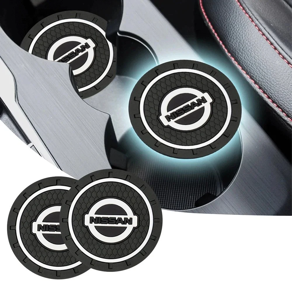 Silicone Car Coaster Non-Slip Pad for Nissan Tiida, Juke, Versa