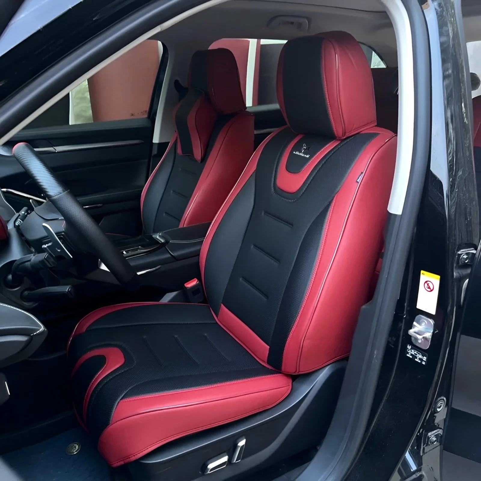 Universal Leather Car Seat Covers Full Set for Honda
