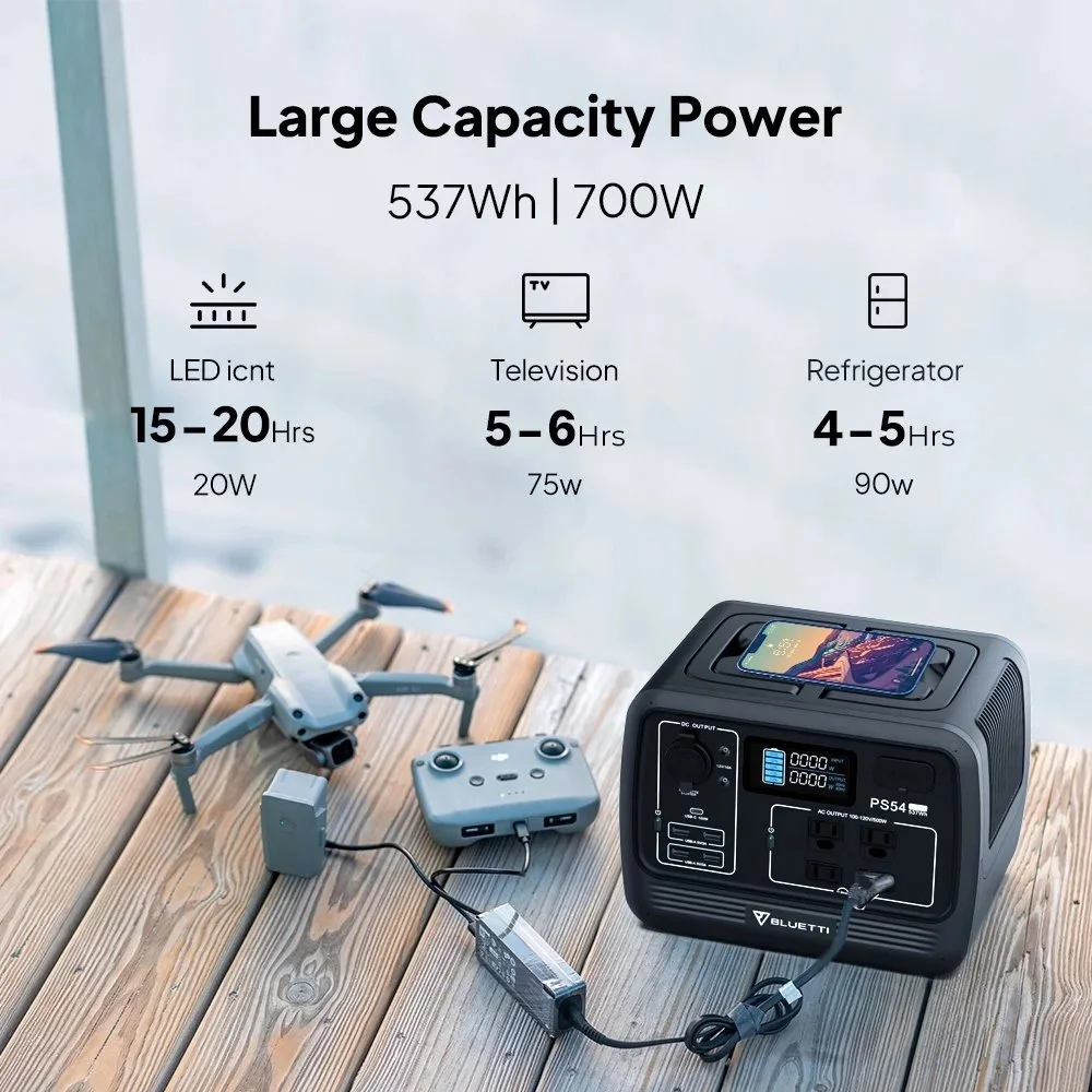 537Wh Solar Generator for Home Backup and Off-Grid Living